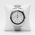 Quartz Classic Silver & White Watch