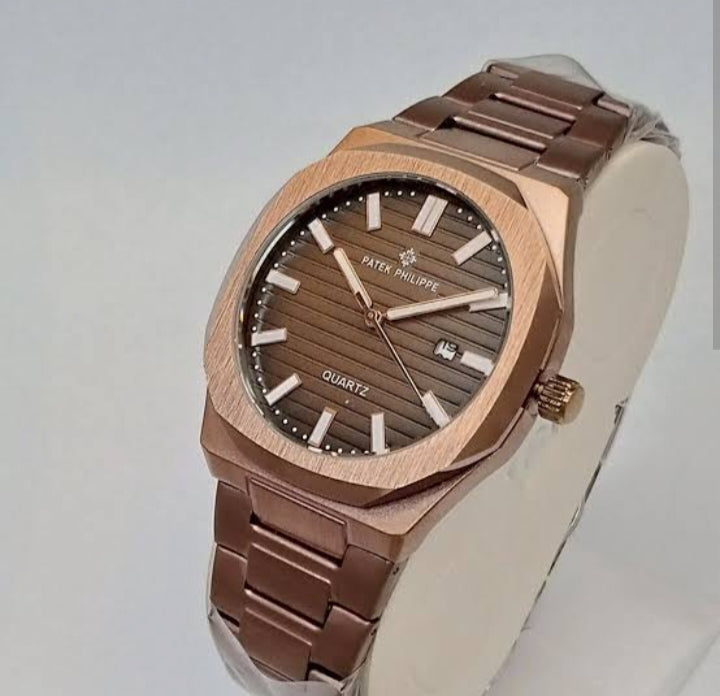 Patek phillips Luxury Copper Gold Watch