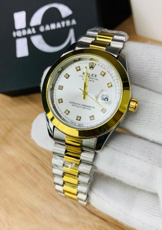 Rolex Luxury Golden & Silver watch