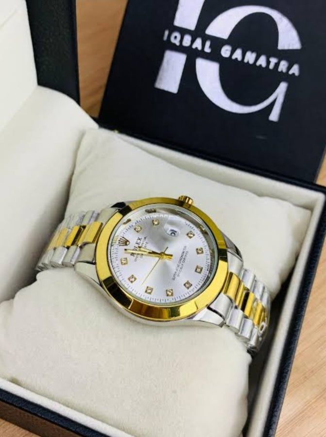 Rolex Luxury Golden & Silver watch